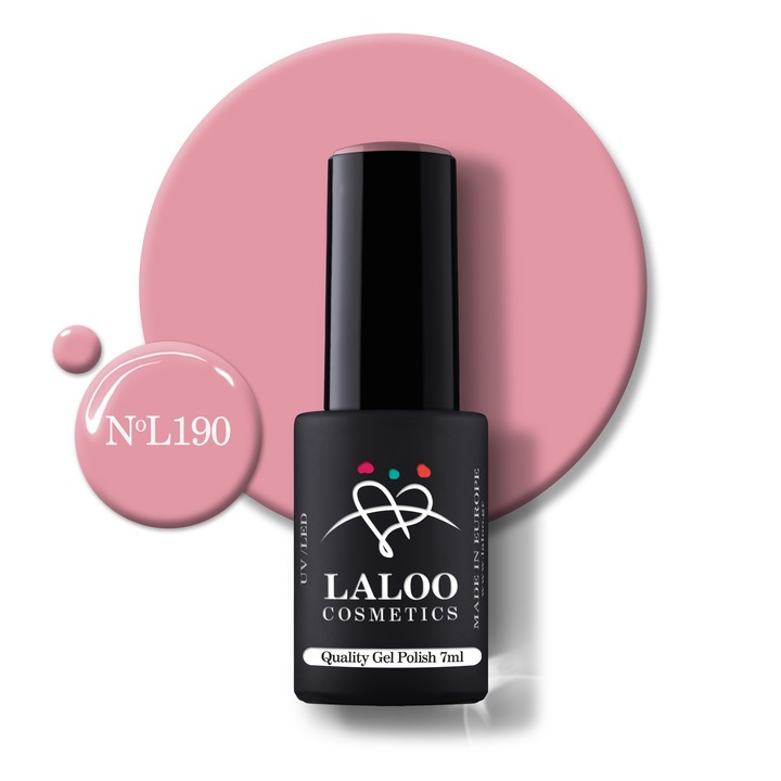 Oja semi-permanenta 190 Sandy Pink Laloo 7ml