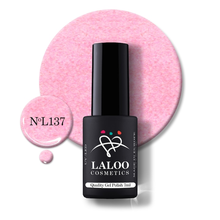 Oja semi-permanenta 137 Pink Marble Laloo 7ml