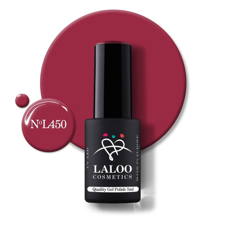 Oja semi-permanenta 450 Ladybug Pink Laloo 7ml