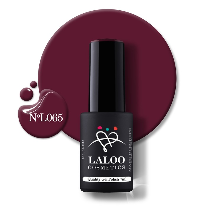 Oja semi-permanenta 065 Red Grape Laloo 7ml