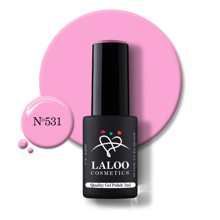 Oja semi-permanenta 531 Pink Wave Laloo 7ml
