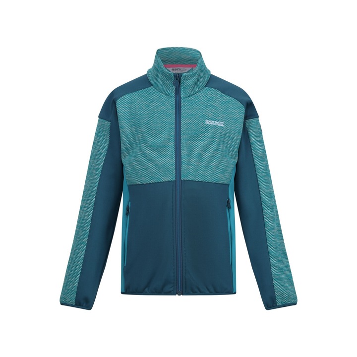 Regatta Highton III gyerek polár pulóver dzseki, Tahoe kék/marokkói kék, Tahoe Blue