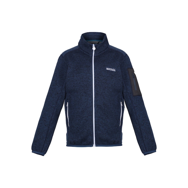 Regatta gyapjú pulóver dzseki Newhill gyerekeknek, kék szárny, Kék