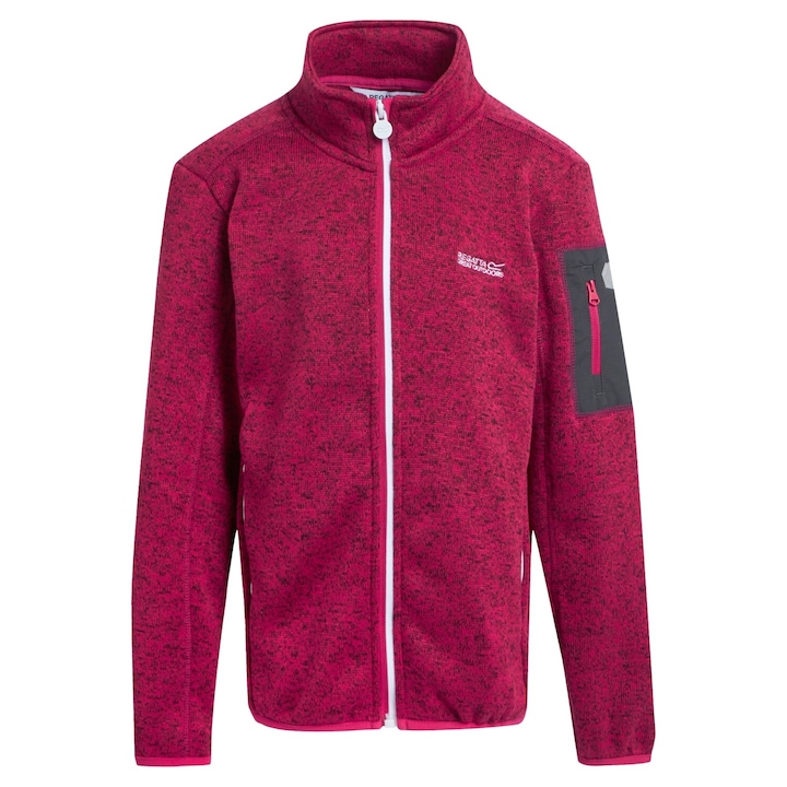 Regatta gyapjú pulóver dzseki Newhill Kids, Pink Potion, Rózsaszín