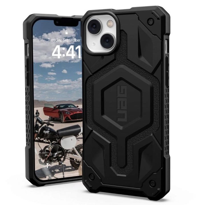 Защитен калъф за iPhone 14 Plus - UAG Monarch Pro MagSafe, Черен