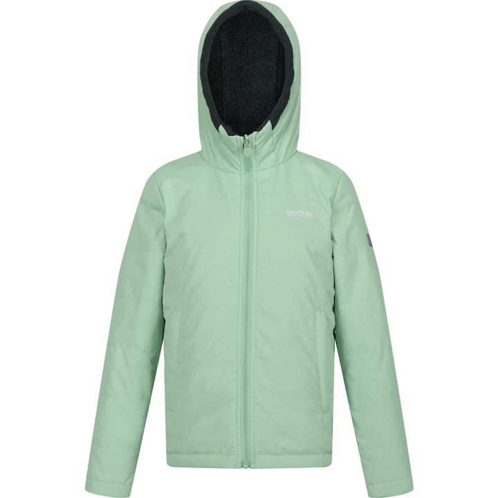 Regatta Kyrell dzseki gyerekeknek, nyugodt zöld / legsötétebb lucfenyő, Világoszöld