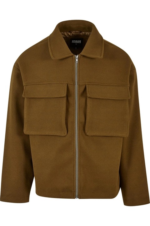 Сако с блуза Urban Classics Men, Summer Olive, Меланж на камел