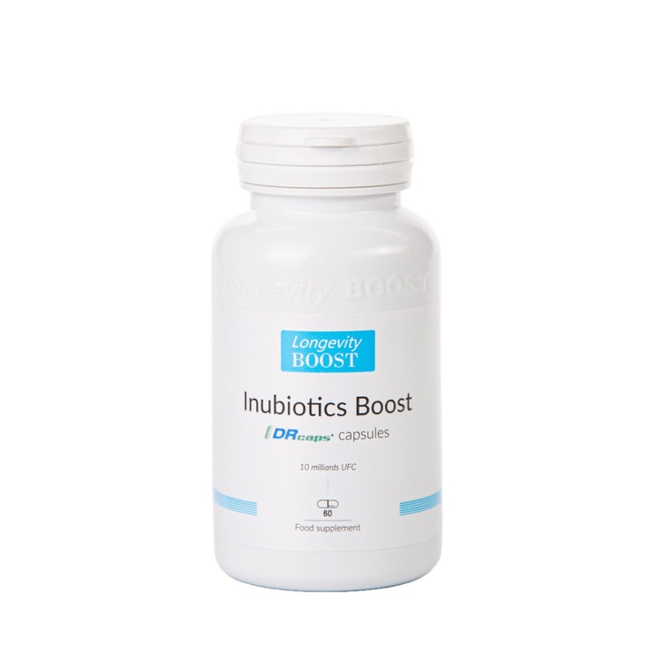 Inubiotics Boost, Longevity BOOST, Flacon 60 capsule, 26.076 g