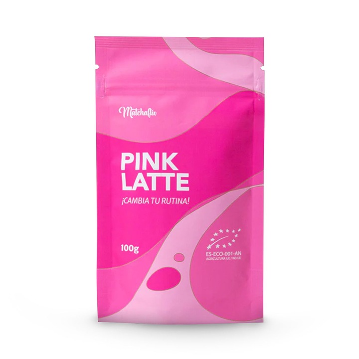 Mix pentru latte cu pudra de sfecla rosie BEETROOT PINK LATTE – 200 g