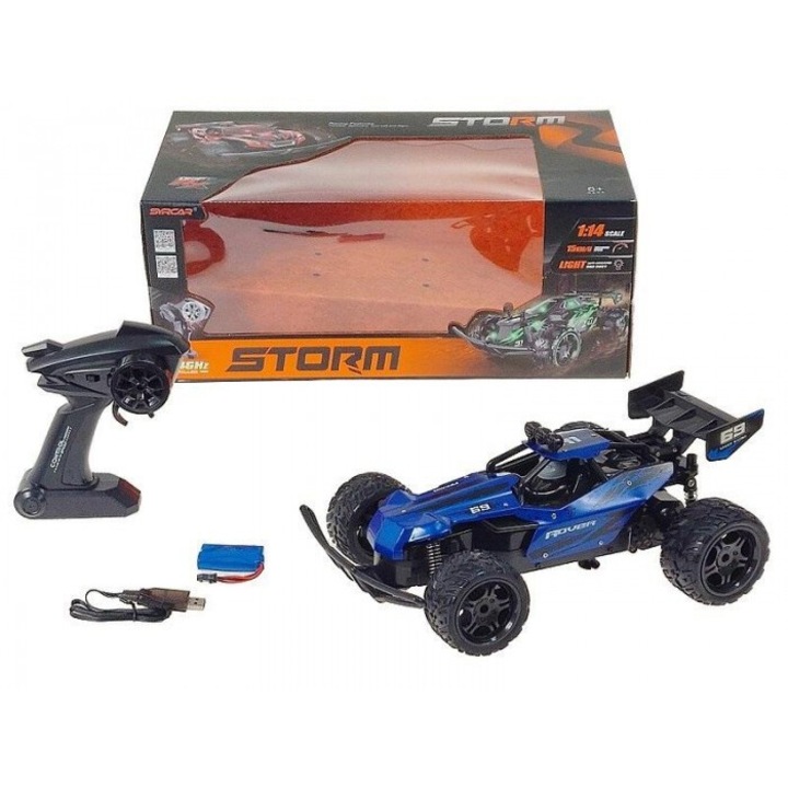 Masina sport cu radio, cablu USB, Adar