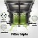 Storcator de fructe si legume COOK-IT Slowjuicer XL prin presare la rece, Putere 250W, Ax cu Melc, Anti picurare, Antioxidare, Rezervor 1L suc - Rezervor 900 ml pulpa, Pastreaza vitaminele si mineralele, Negru
