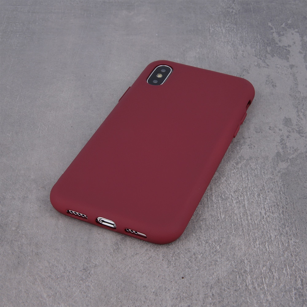 Husa de protectie TFO pentru Motorola Moto E7 Power, Poliuretan termoplastic, Burgundy, 9107