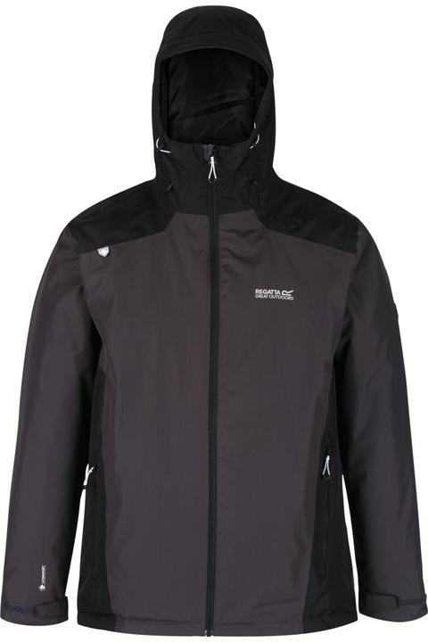 Мъжко яке Regatta Thornridge II с подплата, сиво/черно, Антрацитно сиво