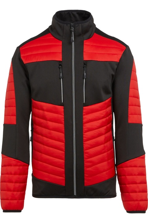 Regatta E-Volve férfi hibrid dzseki, klasszikus piros/fekete, Élénkpiros