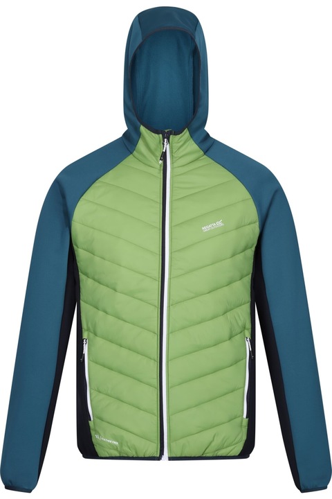Regatta Andreson VIII férfi hibrid dzseki, fűszeres zöld/marokkói kék, Neonzöld, S