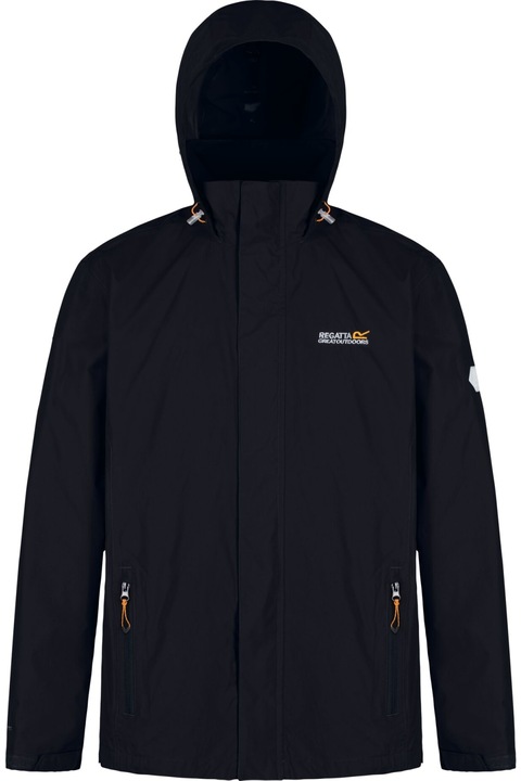 Regatta Matt férfi vízálló dzseki, fekete, Fekete