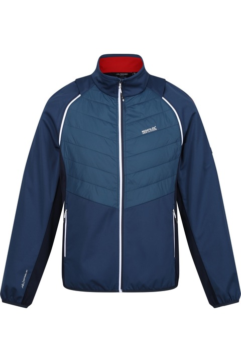 Hibrid kabát Regatta Steren II Férfi, Farmer Moonlight Farmer/Navy/Danger Red 3XL INTL