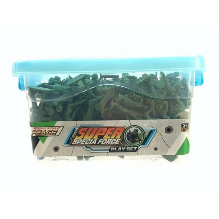 Un set de soldati intr-o cutie, Adar, 150 de bucati