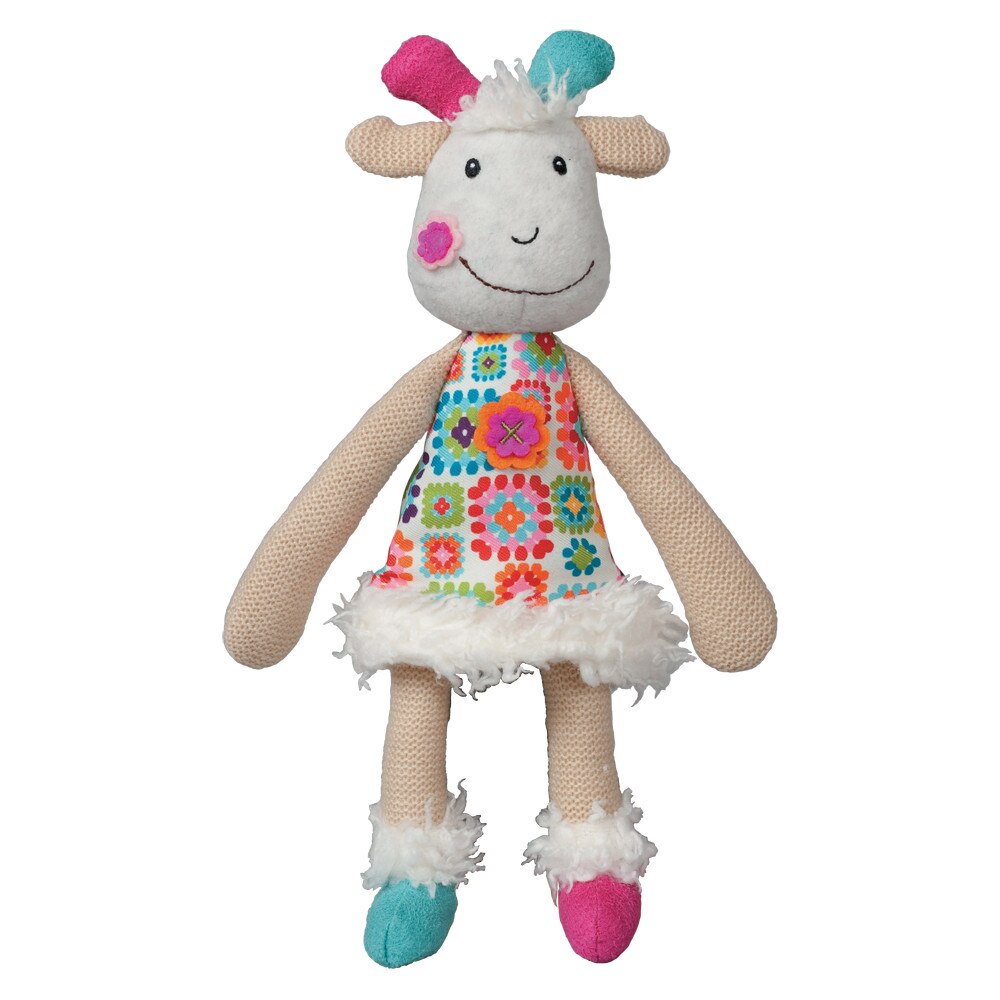 Jucarie plus cu activitati, mini- caprita Huguette, Ebulobo, multicolora, Ferma Vesela