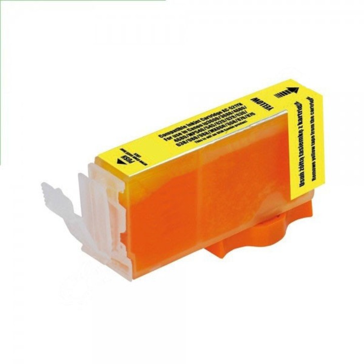 Cartus compatibil pentru Canon CLI-521Y Yellow, 10 ml, Procart