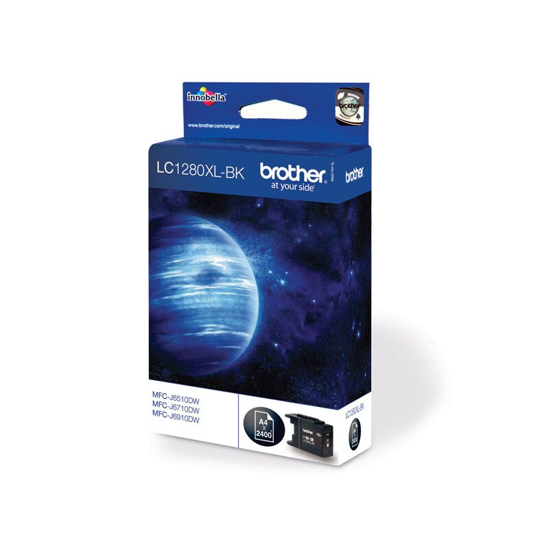 Cartus Original Brother LC1280XLBK - High Yield Black Cartridge (2400 Copies) for MFCJ5910DW/MFCJ6510DW/MFCJ6910DW
