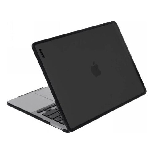 Carcasa de protectie LAUT Huex Protect pentru MacBook Air 15" M2 2022/M3 2024, neagra, design minimalist
