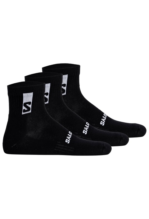 Salomon, Set de sosete unisex din amestec de bumbac - 3 perechi, Negru