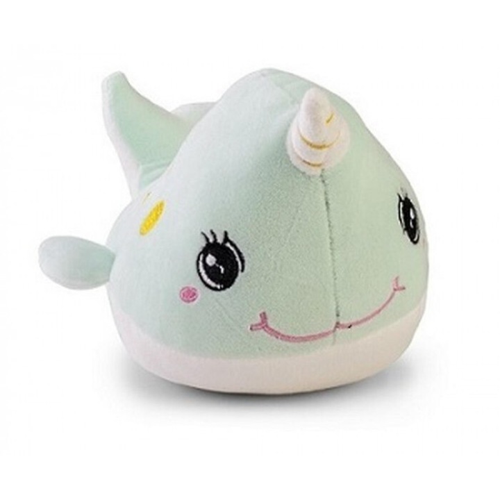 Plüssjáték, Daffi, narvál, 25cm, többszínű