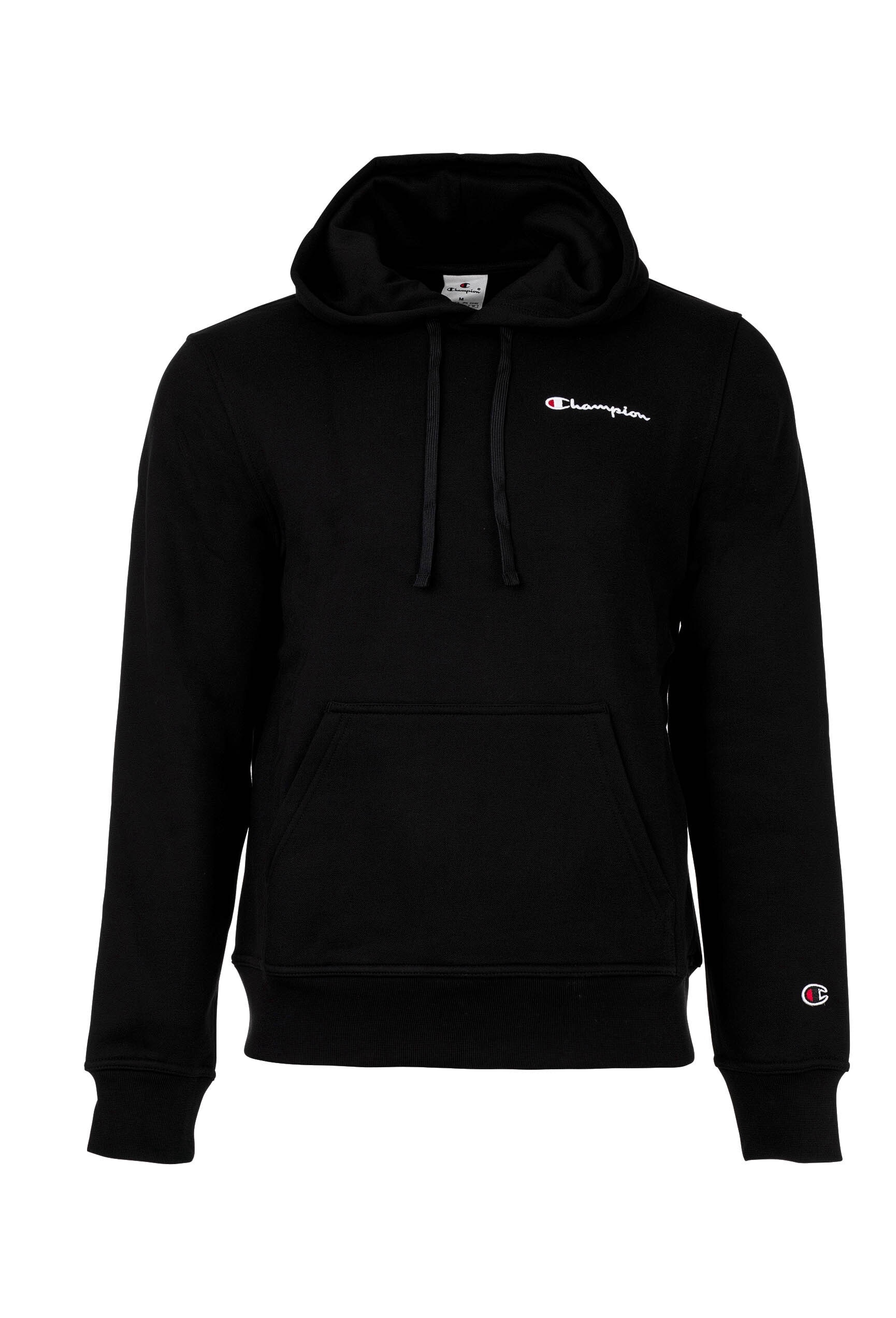 Champion, Hanorac cu detaliu logo, Negru, L - eMAG.ro