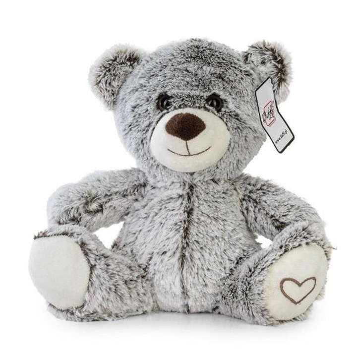 Ursulet de plus Daffi, cu inimioara, gri