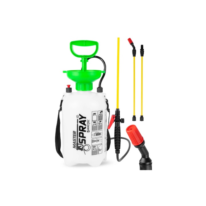 Градинска пръскачка MasterSpray5L с накрайник, капацитет 5 л, MalTec 111437
