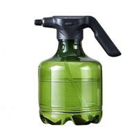 Aspersor electric de gradina, 3L, duza rotativa, pulverizare/ceata apa, tija extensibila, potrivita pentru pulverizarea sticlei, udarea plantelor si curatenia casnica, 1200mAh, reincarcabila USB, 16.5x28cm, verde