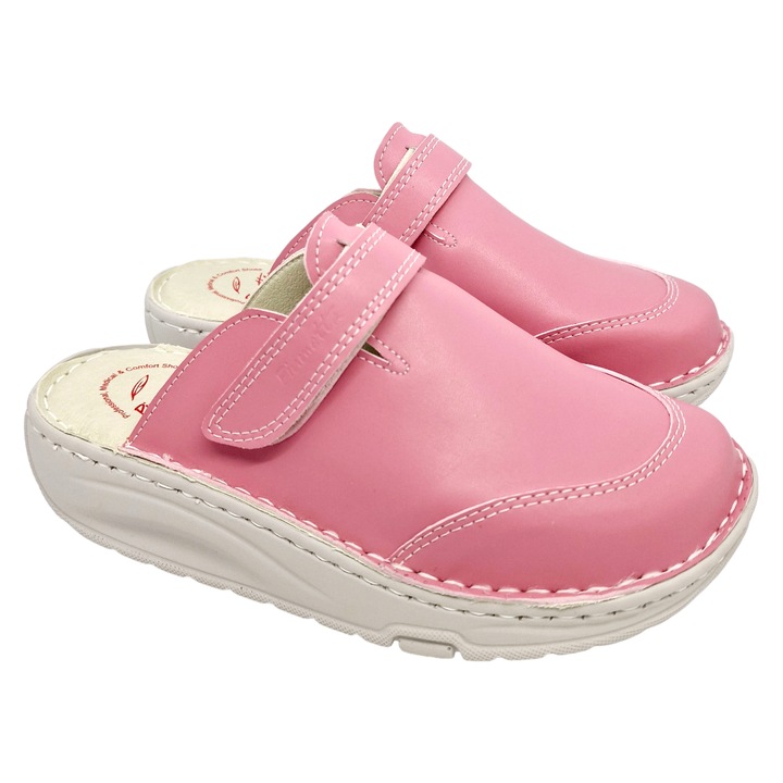 Saboti medicali Piumetta 6272 alb dama, Roz, 35