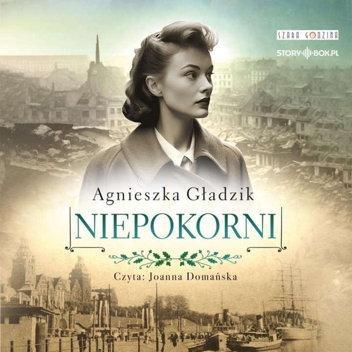CD MP3 Niepokorni, Agnieszka Gladzik, 2024, audiobook, 140x123x5cm