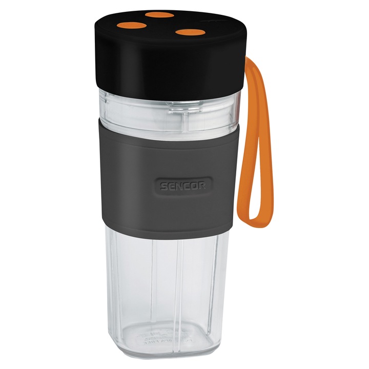 Sencor SBL 151BK Портативен фитнес блендер, 50 W, 30kPa, 330 ml, черен