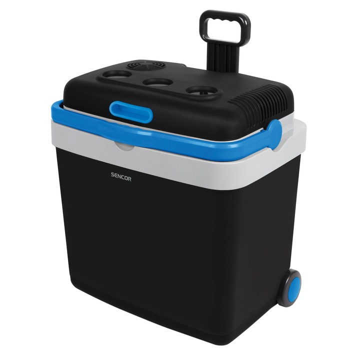 Sencor SCM 4233BL-EUE3 Хладилна чанта за кола, 33 л, Режим на охлаждане и отопление, Черен, Син