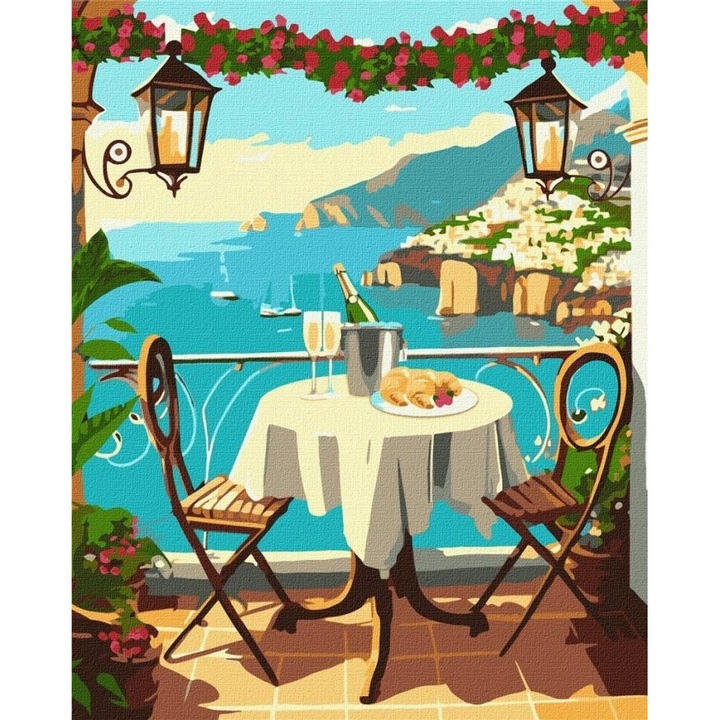 Set pictura pe numere, ideyka, Fairy tale for two, 40x50cm