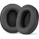 2 db csere fülpárna a Skullcandy Crusher 3.0 / 2.0 / 360 / EVO / ANC készülékhez, Hesh 3 vezeték nélküli Over-Ear fejhallgató - Memóriahab, Eco-bőr, Cipzáros dobozba csomagolva, fekete