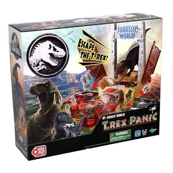 Настолна игра Jurassic World T-Rex Panic, Епоха, 6+ години