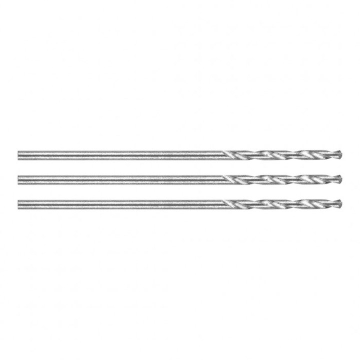 Set de wiertla pentru metal Graphite, 3 bucati, 1.0mm, 34mm, HSS