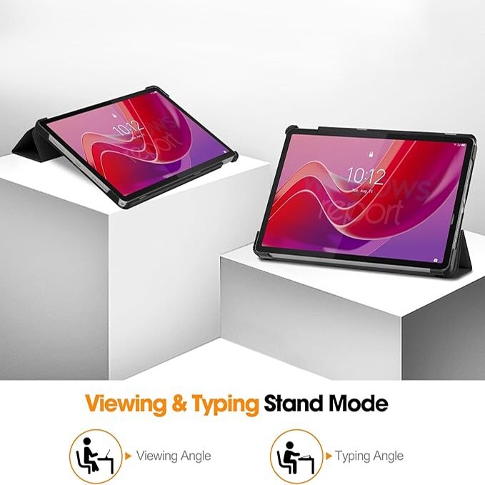 Husa tableta pentru Lenovo Tab M11（11inch）， functia trezire/somn, cu functie stand, VIENOD®, negru