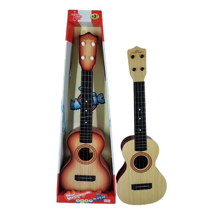 Játékgitár, Love Music barna fa Classic