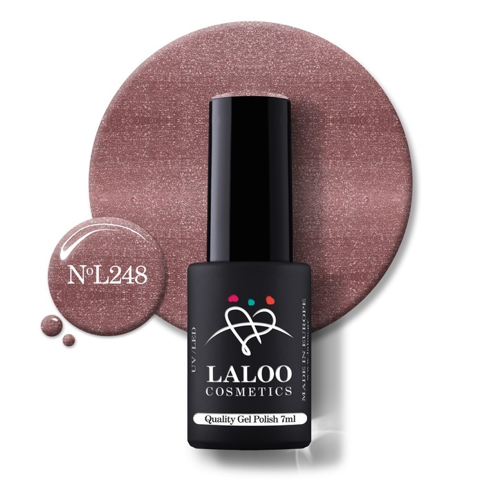 Oja semi-permanenta 248 Metallic Shimmer Bronze Laloo 7ml