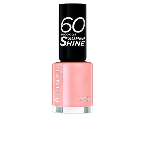 Rimmel London 60 Seconds Nagellack – Super Shine 313 Feisty, Leuchtendes Rot, Schnell Trocknend