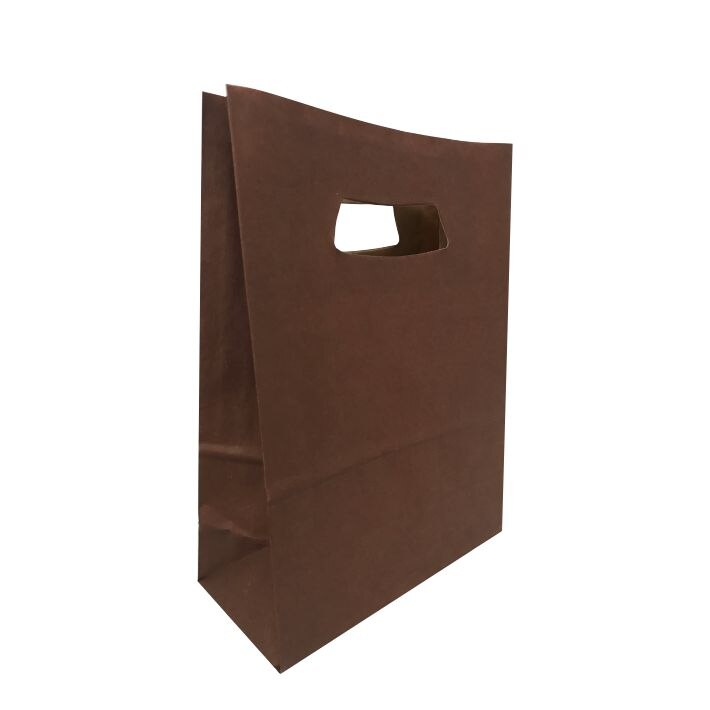 Punga cadou hartie 18 x 9 x 25, ciocolata , set 10 bucati