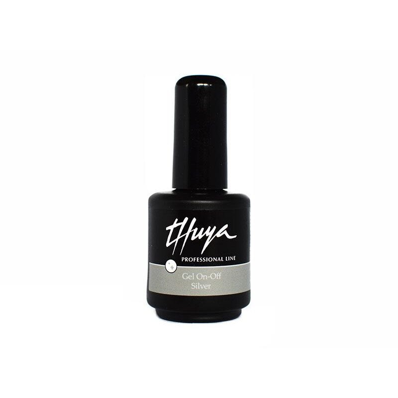 Oja semipermanenta Thuya Gel On-Off Silver, 14 ml