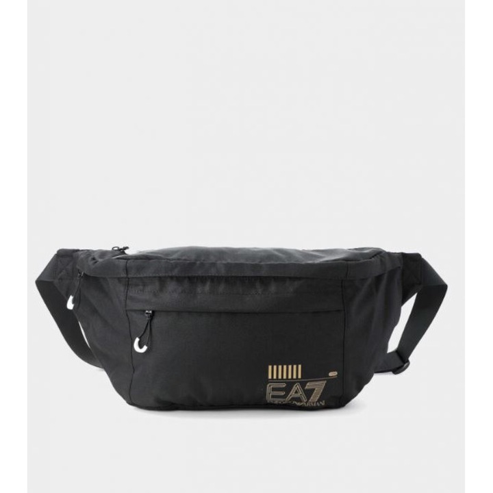 Sporttáska, EA7 Emporio Armani, modell 245084 CC940, fekete, poliészter