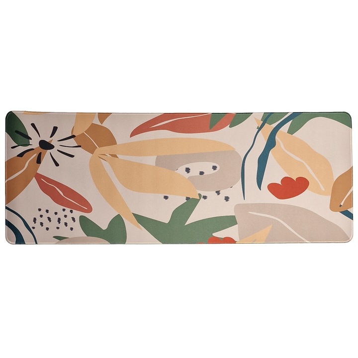 Mousepad XL, Gaming, Office, Abstract Flowers, Flori Abstracte, 800x300x3mm