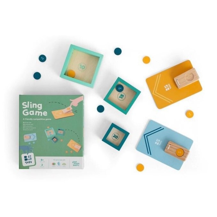 Társasjáték, BS Toys, Token Launcher, 3 doboz, 10 token