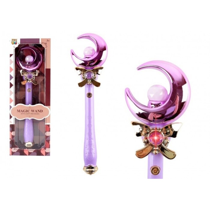 Bagheta magica, Pro Kids, functie de sunet si lumina, 3+ ani
